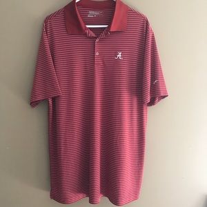 Alabama Nike Striped Polo PRICE SLASHED!